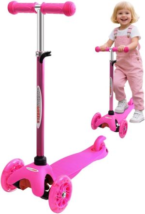 🛴ChromeWheels Deluxe 3-Bánh LED – Dành Cho Trẻ 3-6 Tuổi