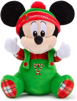 🎅 Disney Store Official Mickey Mouse Holiday Plush – “My First Christmas 2025” 🧸✨