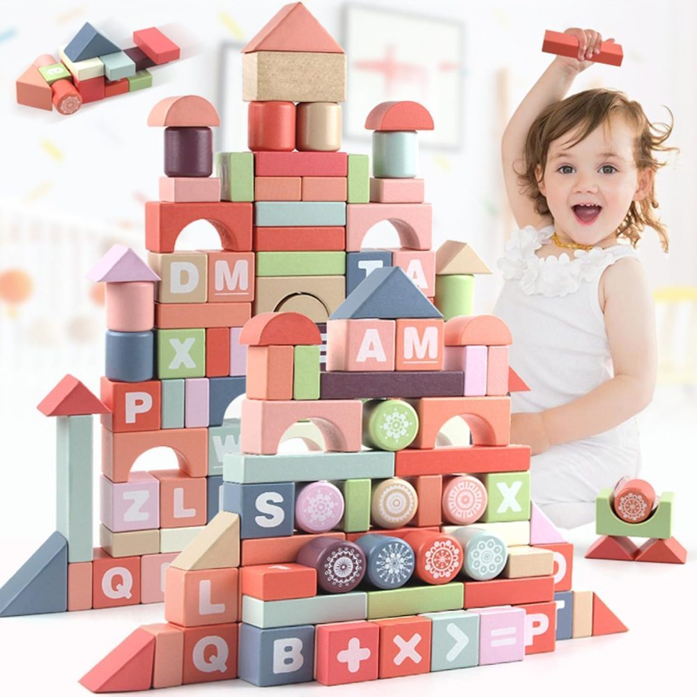 🏗️ BabyFun Wooden Blocks – Xây Nên Trí Tưởng Tượng & Niềm Vui Học Tập Cho Bé