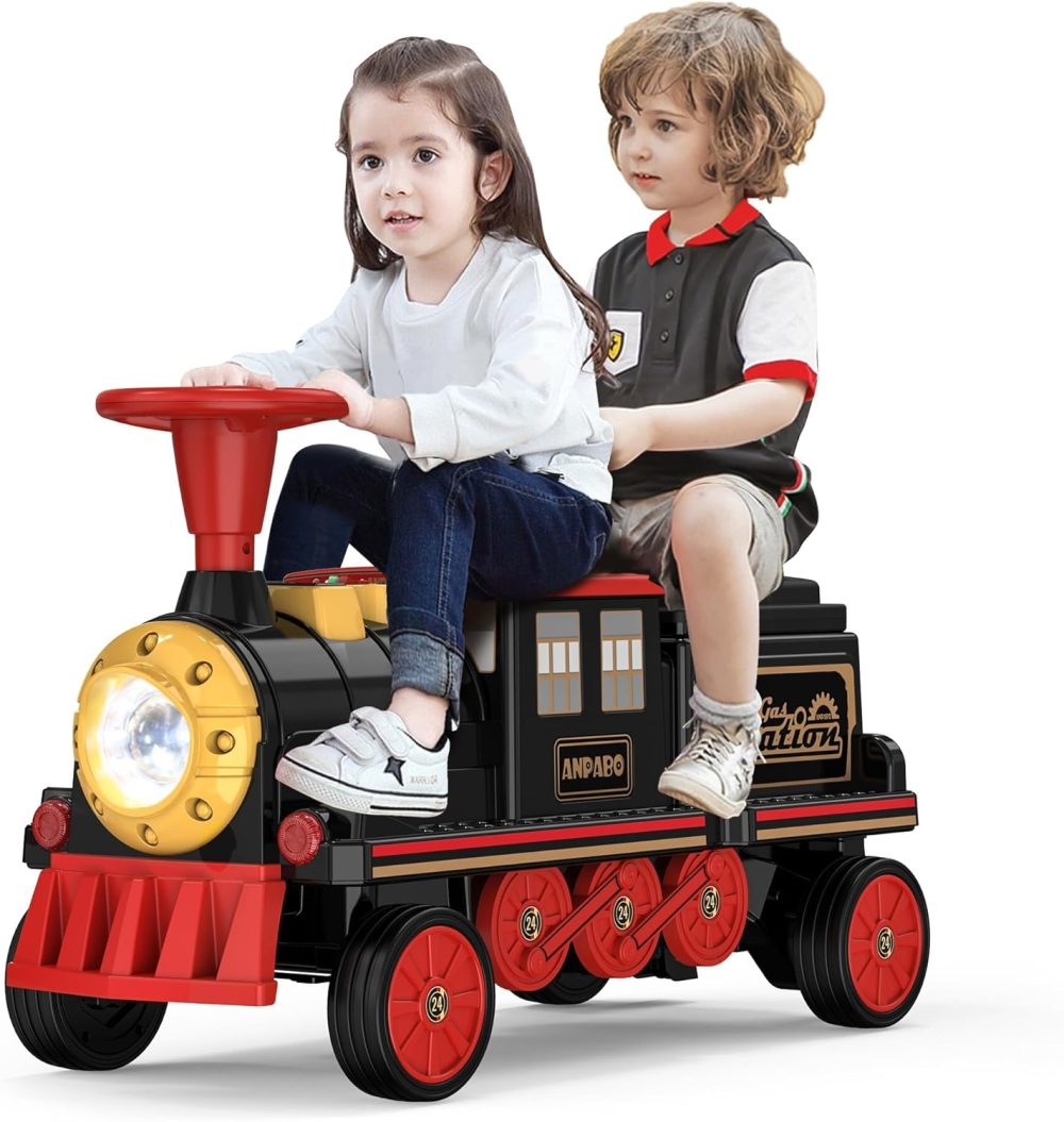 🚂 BabyFun Express Train – Tàu Hỏa Mini 2 Chỗ Dành Cho Bé Yêu Khám Phá