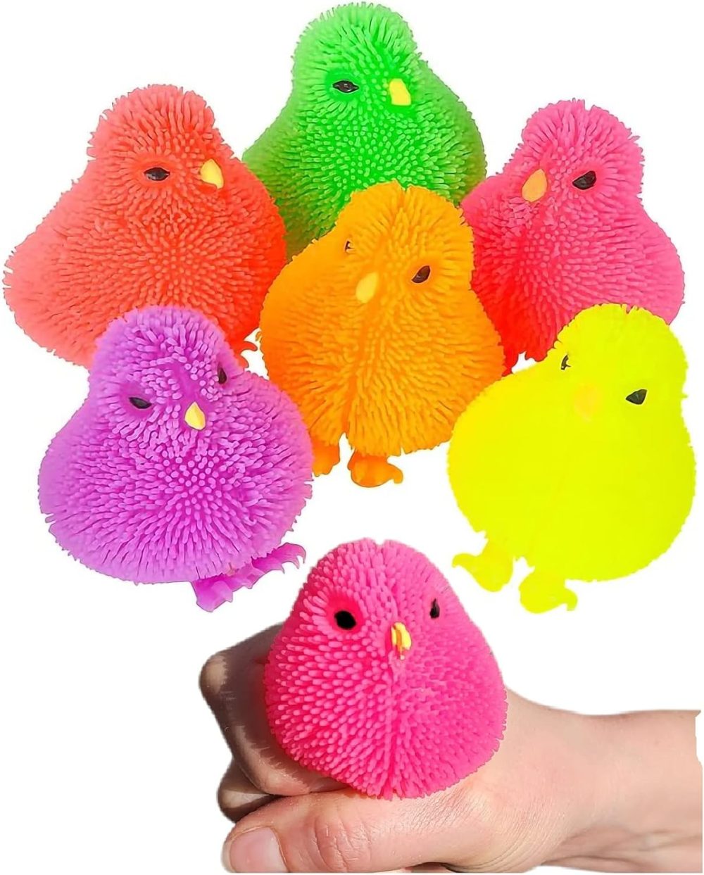 🐥 BabyFun Neon Chick Puffers – Những Chú Gà Mềm Mại Mang Đến Tiếng Cười & Bình Yên Cho Bé