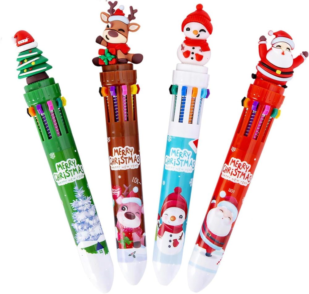 🎅 BabyFun Christmas Pen Set – Bút Bi Đa Màu Giáng Sinh Cho Bé Sáng Tạo Mỗi Ngày ( chỉ bán )