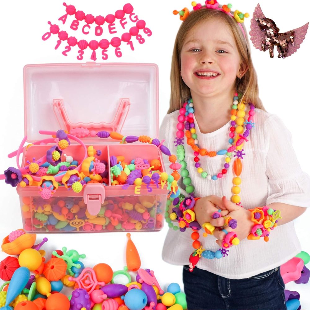 💎 BabyFun Pop Beads Jewellery Kit – Bộ Làm Trang Sức Sáng Tạo Cho Bé Gái 4–8 Tuổi 🎀