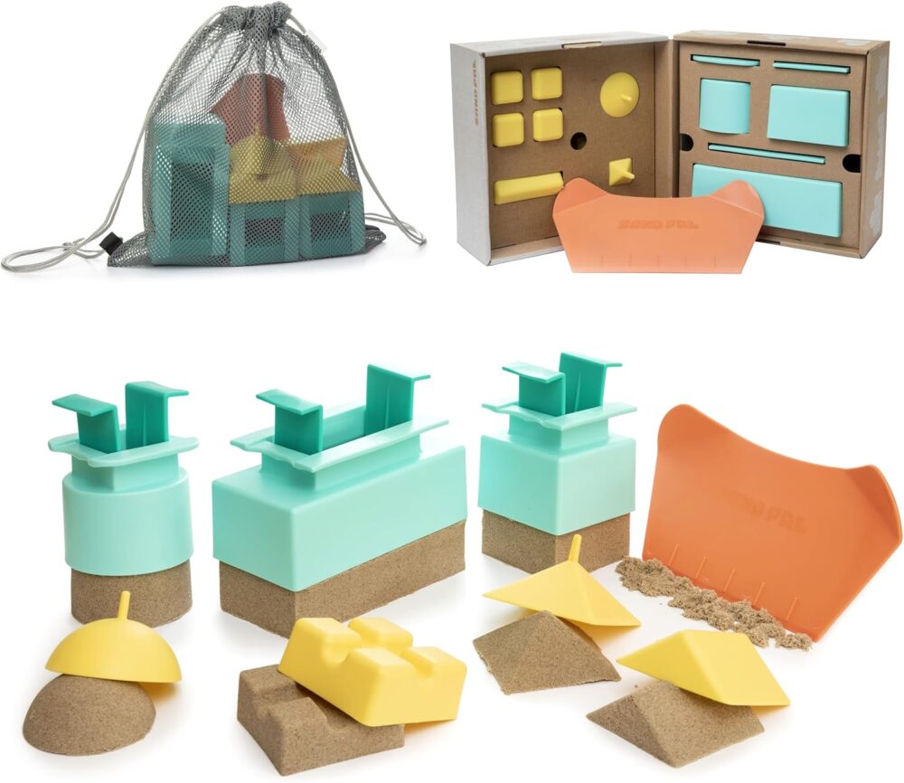 🏖️ Sand Pal – Bộ Đồ Chơi Xây Lâu Đài Cát & Tuyết (9 Chi Tiết)