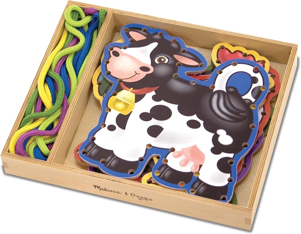 🧶 BabyFun Lace & Trace Farm Animals – Bộ Đan Dây Nông Trại Thú Vị Cho Bé 3+ Tuổi