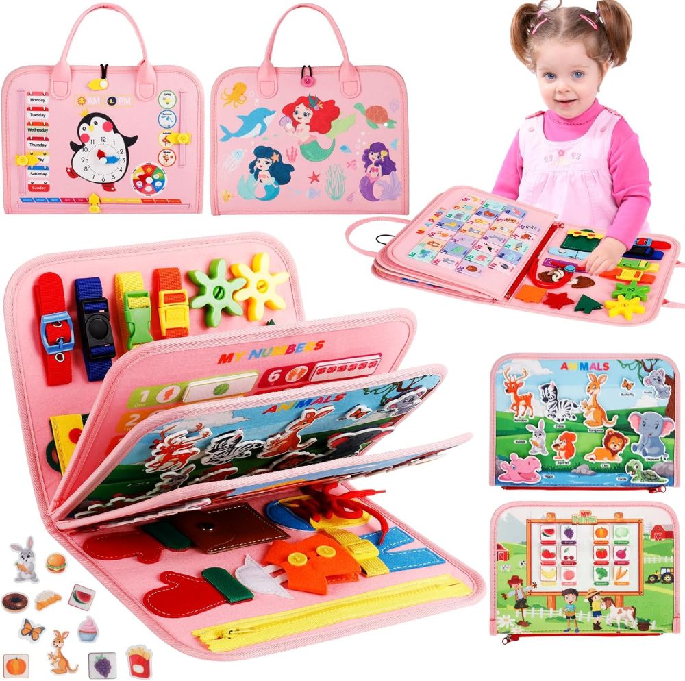 📘 UltraCozy Busy Board – Hộp Hoạt Động Montessori | BabyFun Edition