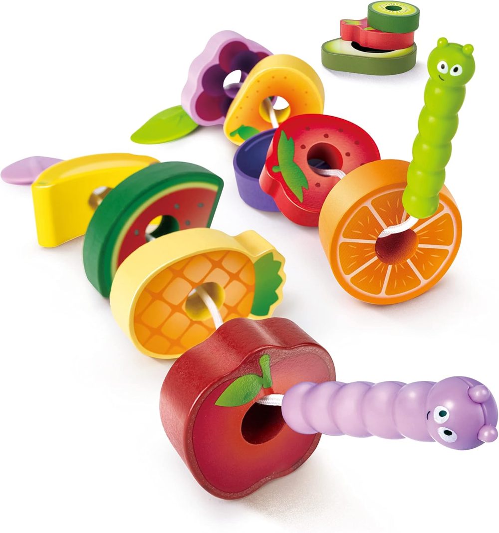 🍎🐛 Đồ chơi sâu ăn trái cây – học màu sắc & đếm số – cho bé 2–5 tuổi