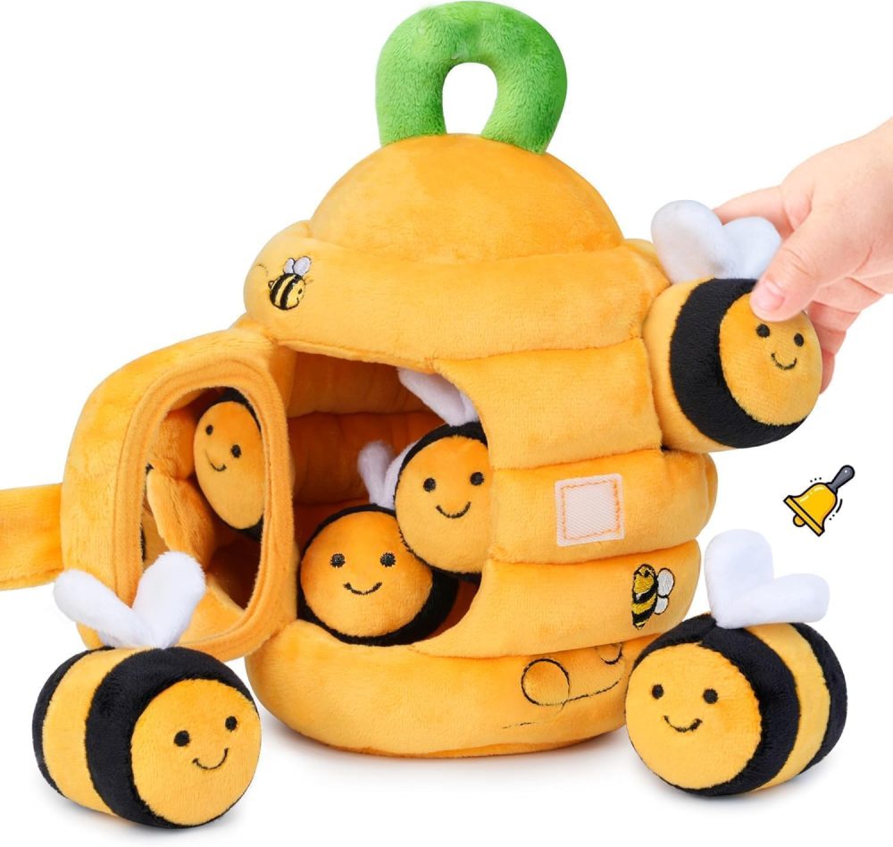 🐝🧸 Soft Baby Beehive – Tổ Ong Mềm & 5 Ong Cảm Giác