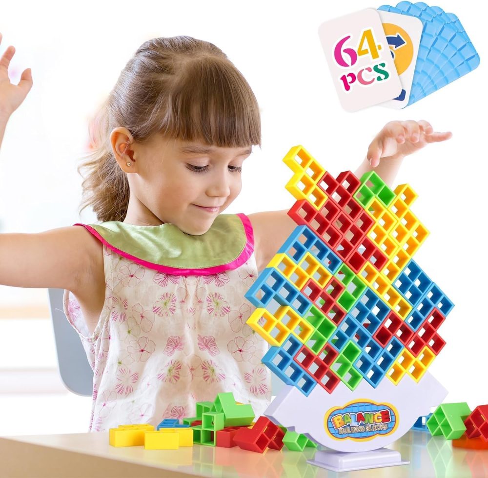 Trò chơi xếp tháp cân bằng – hồi hộp – vui cười cho cả gia đình