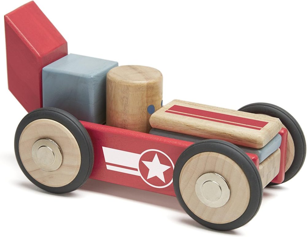 🧲🪵 Tegu Daredevil Magnetic Blocks – Bộ Gỗ Nam Châm Sáng Tạo (12 Khối)
