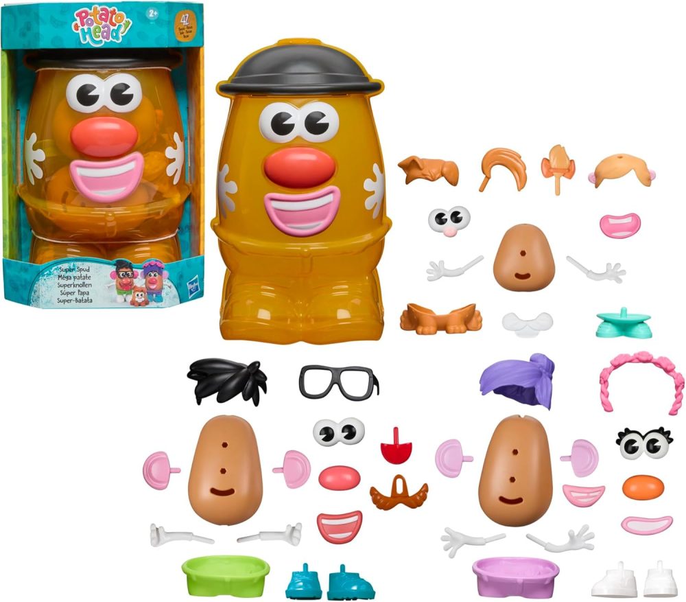 🥔🎨 Mr. Potato Head Super Spud – Bộ Đồ Chơi Sáng Tạo 42 Chi Tiết