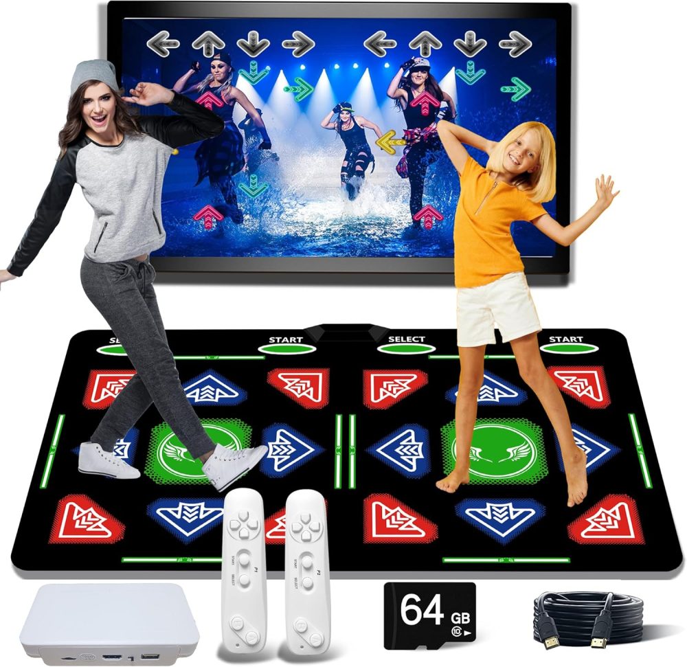 💃🕺 HDMI Dance Mat Cao Cấp – Thảm Nhảy Điện Tử Đa Năng Cho Gia Đình