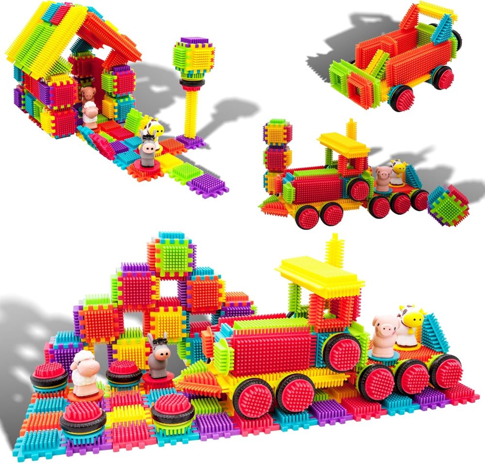 🦔🚚 Picasso Toys PTB151 – Bộ Xếp Hình STEM Nhím Gai 151 Chi Tiết (Chủ Đề Xe Tải)