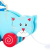🐱🐭🪵 small foot Pull‑Along Cat & Mouse – Mèo & Chuột Kéo Gỗ Cho Bé