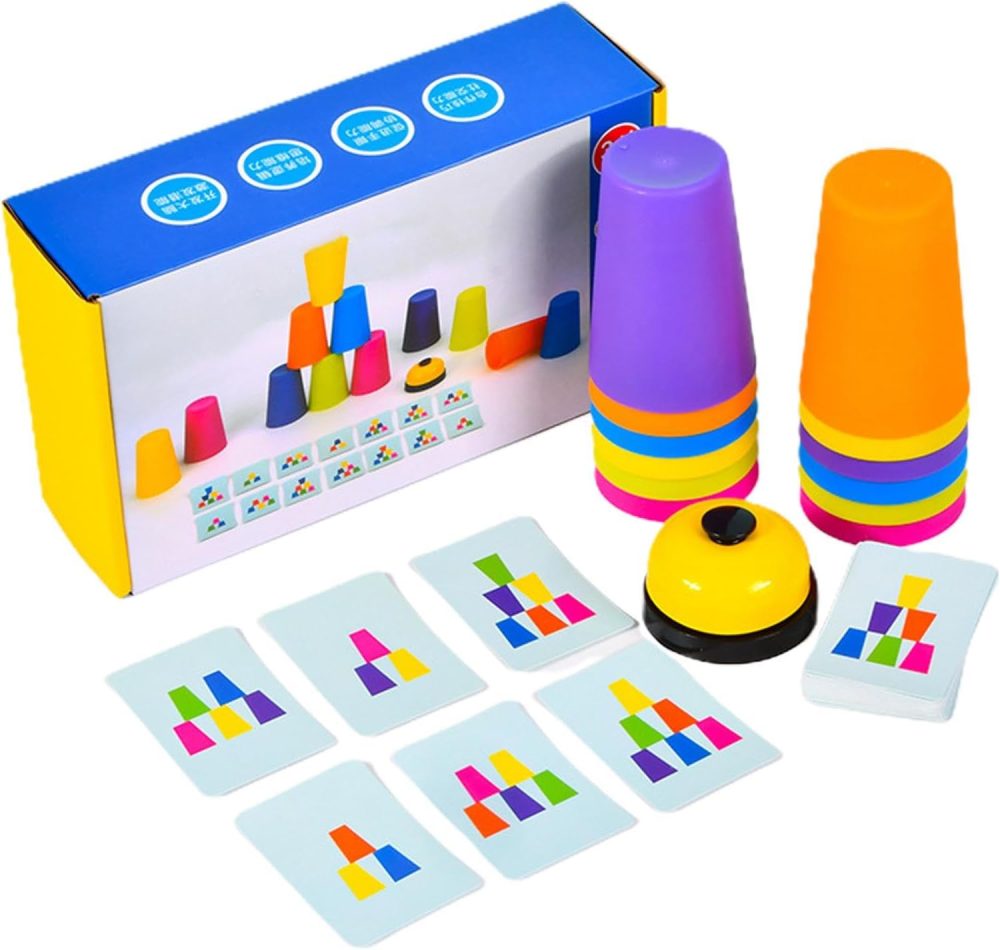 🥤⚡ Quick Stacking Cups – Trò Chơi Xếp Cốc Phản Xạ Nhanh Cho Bé