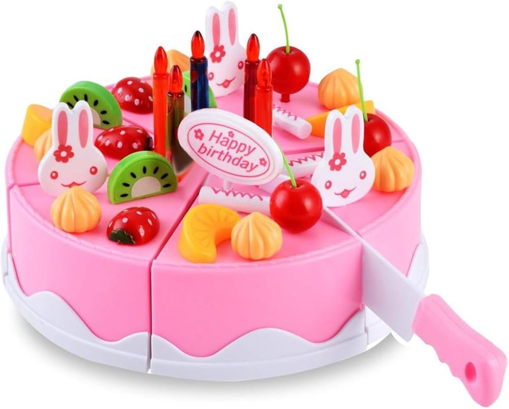 🎂🎉 Birthday Cake Toy Play Set – Đồ Chơi Bánh Sinh Nhật Cho Bé