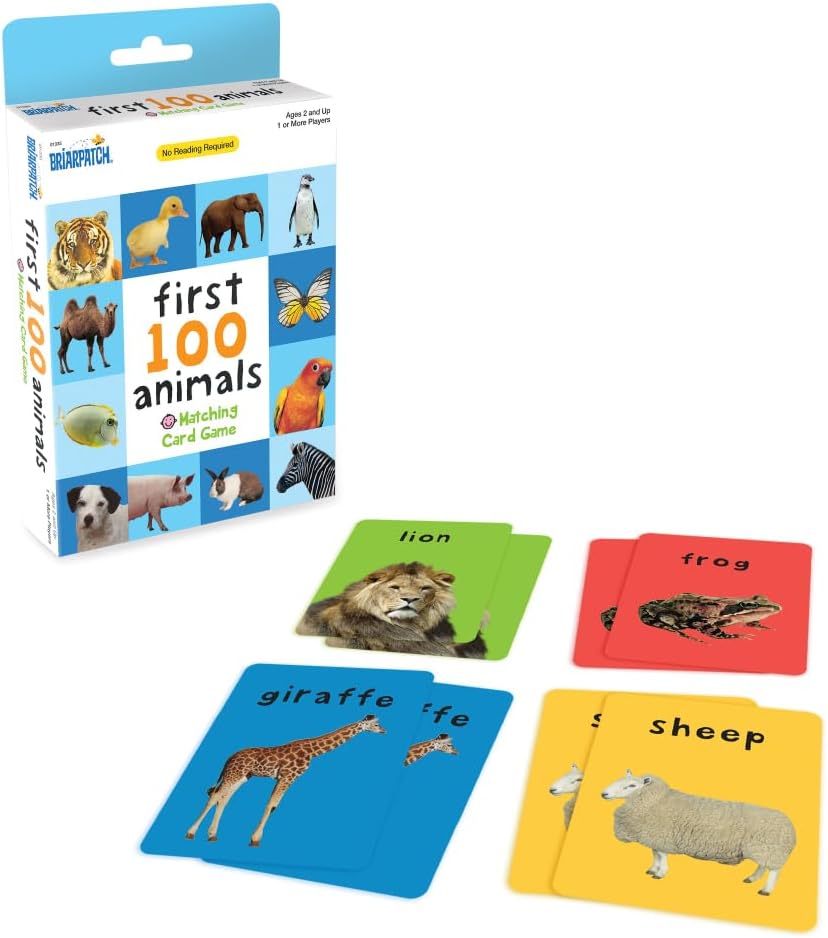 🐶🦁🃏 First 100 Animals – Trò Chơi Ghép Thẻ Con Vật Cho Bé 2+