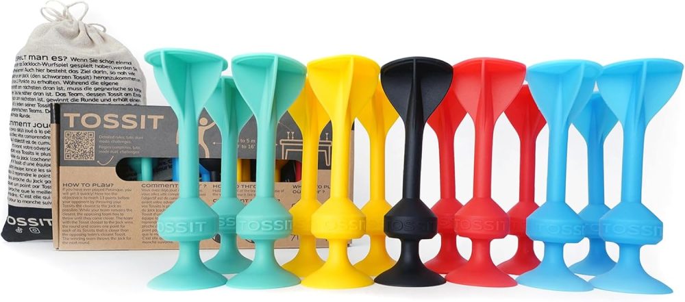 🎯🟣 TOSSIT Game – Trò Chơi Ném Hút Giác Silicone Cho Gia Đình & Party