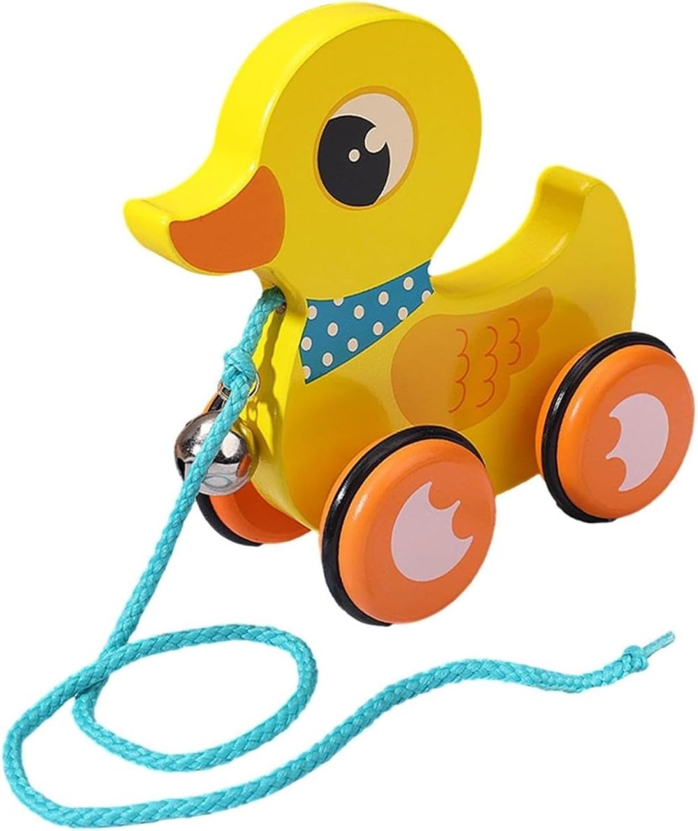 🦆🪵 Baby Pull Toy – Vịt Kéo Gỗ Có Chuông Cho Bé