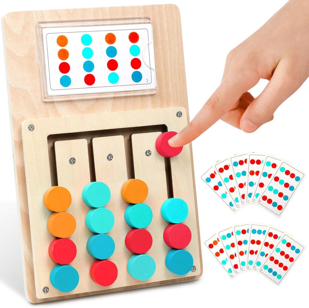 🎨🧠 Color Matching Puzzle – Đồ Chơi Ghép Màu Montessori Cho Bé