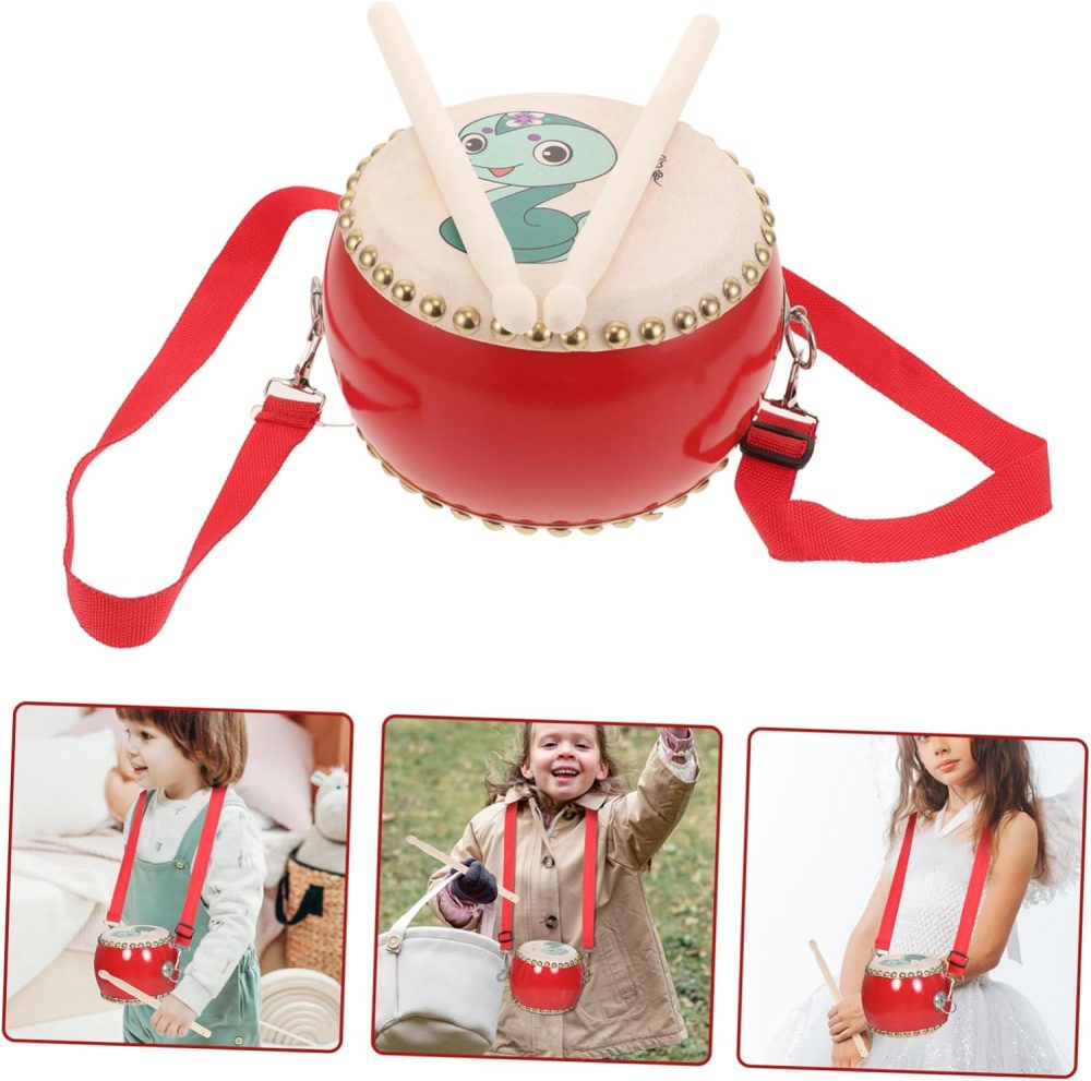 🥁🎶 Tambourine Musical Spinning Drum – Trống Lắc Âm Nhạc Cho Bé