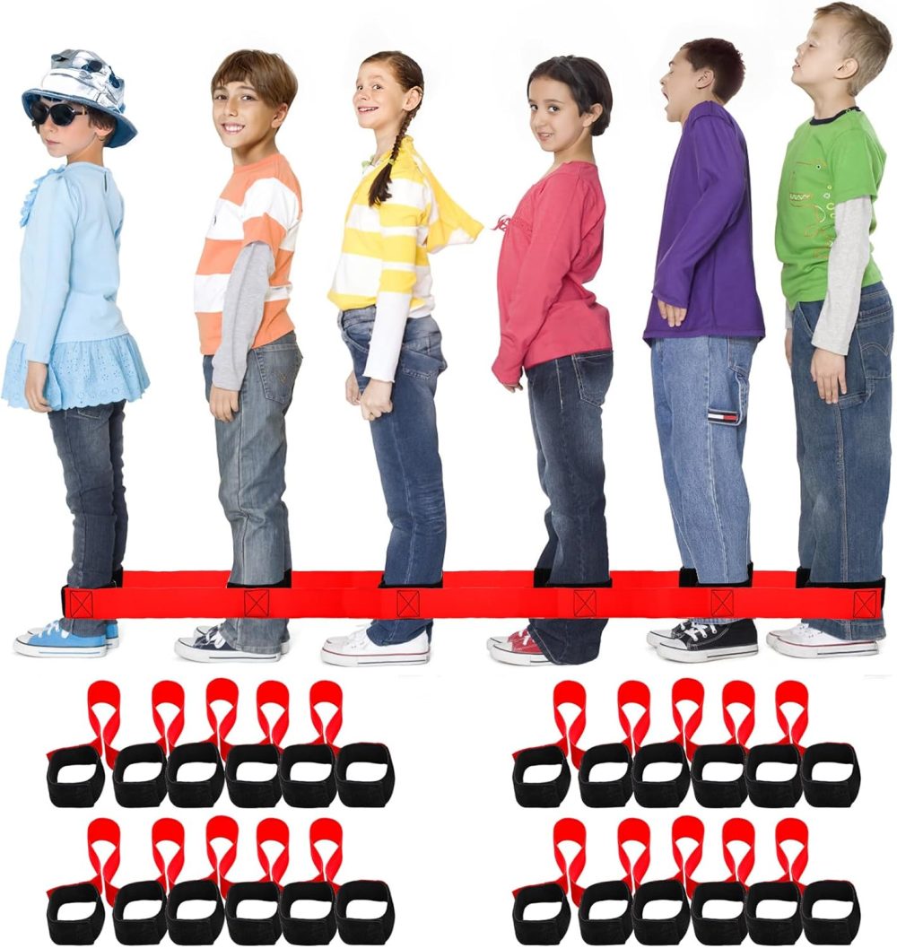 🤝🏃 Okllen Cooperative Band Walker – Bộ Dây Chạy Đồng Đội 6 Chân (4 Pack)