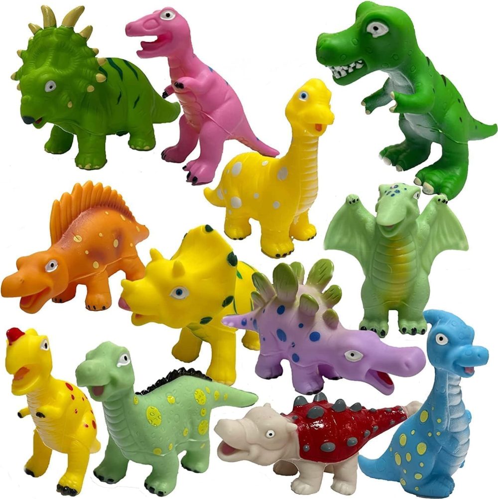 🦖🛁 No Hole Dinosaur Bath Toys – Bộ 12 Khủng Long Tắm Không Lỗ