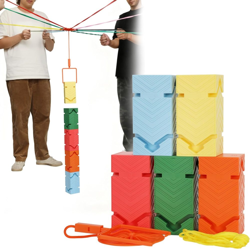 🤝🧱 Teamwork Building Blocks – Bộ Khối Xây Dựng Hợp Tác (5 Món)