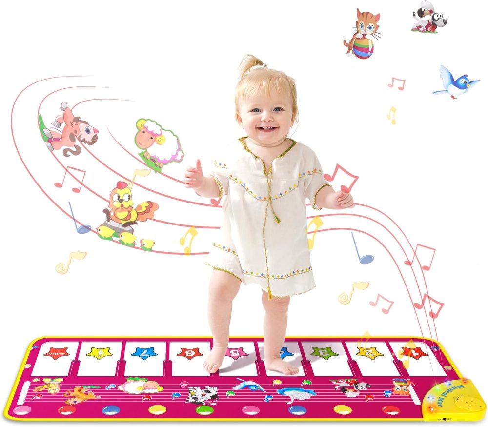 🎹🐾 M SANMERSEN Piano Mat – Thảm Nhạc Bàn Phím Cho Bé (39.5”)