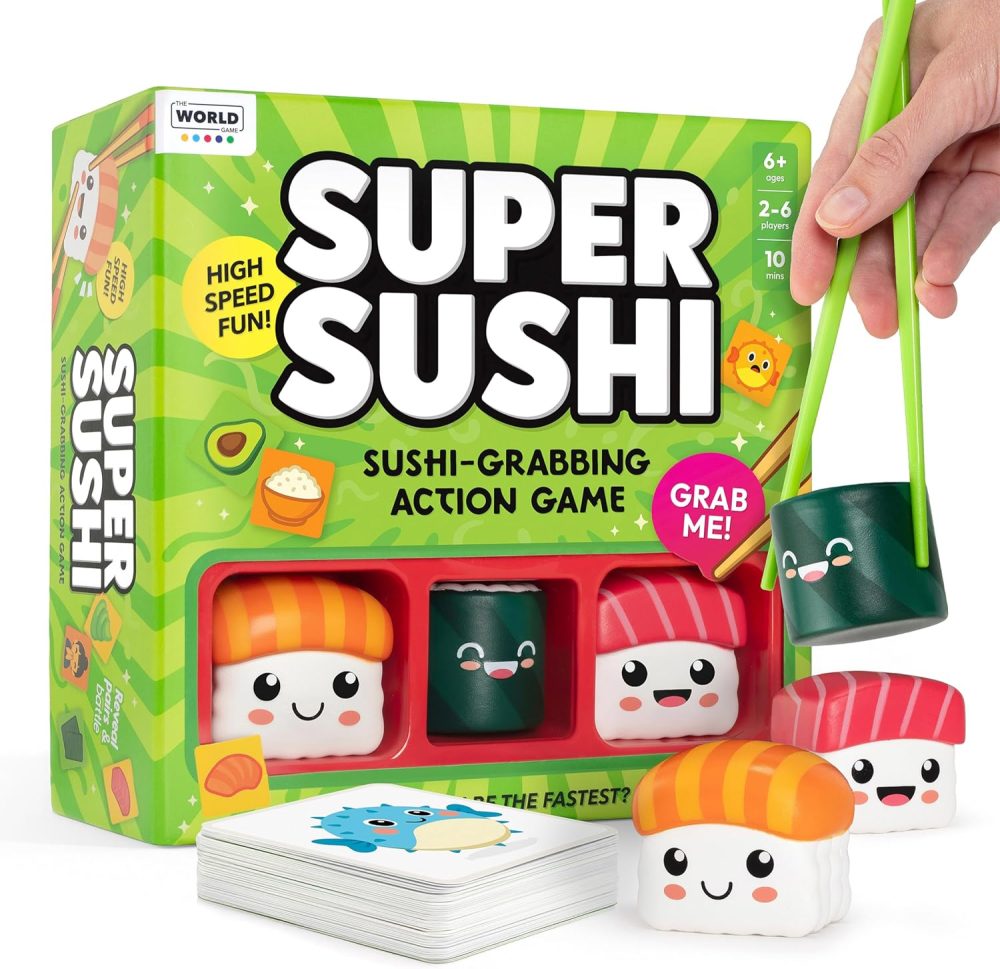 🍣⚡ Super Sushi – Trò Chơi Thẻ Bài Phản Xạ Siêu Tốc Cho Cả Gia Đình
