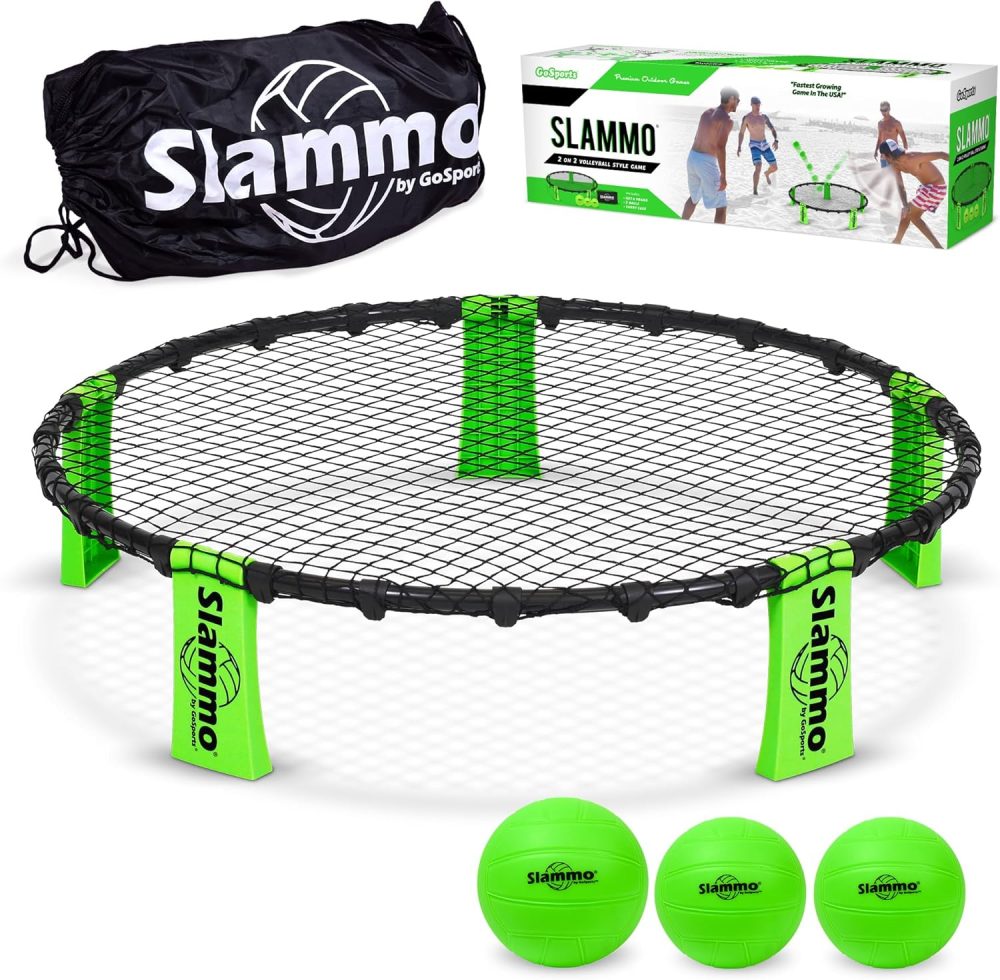 🟡🏐 GoSports Slammo – Trò Chơi Đập Bóng Roundnet Ngoài Trời