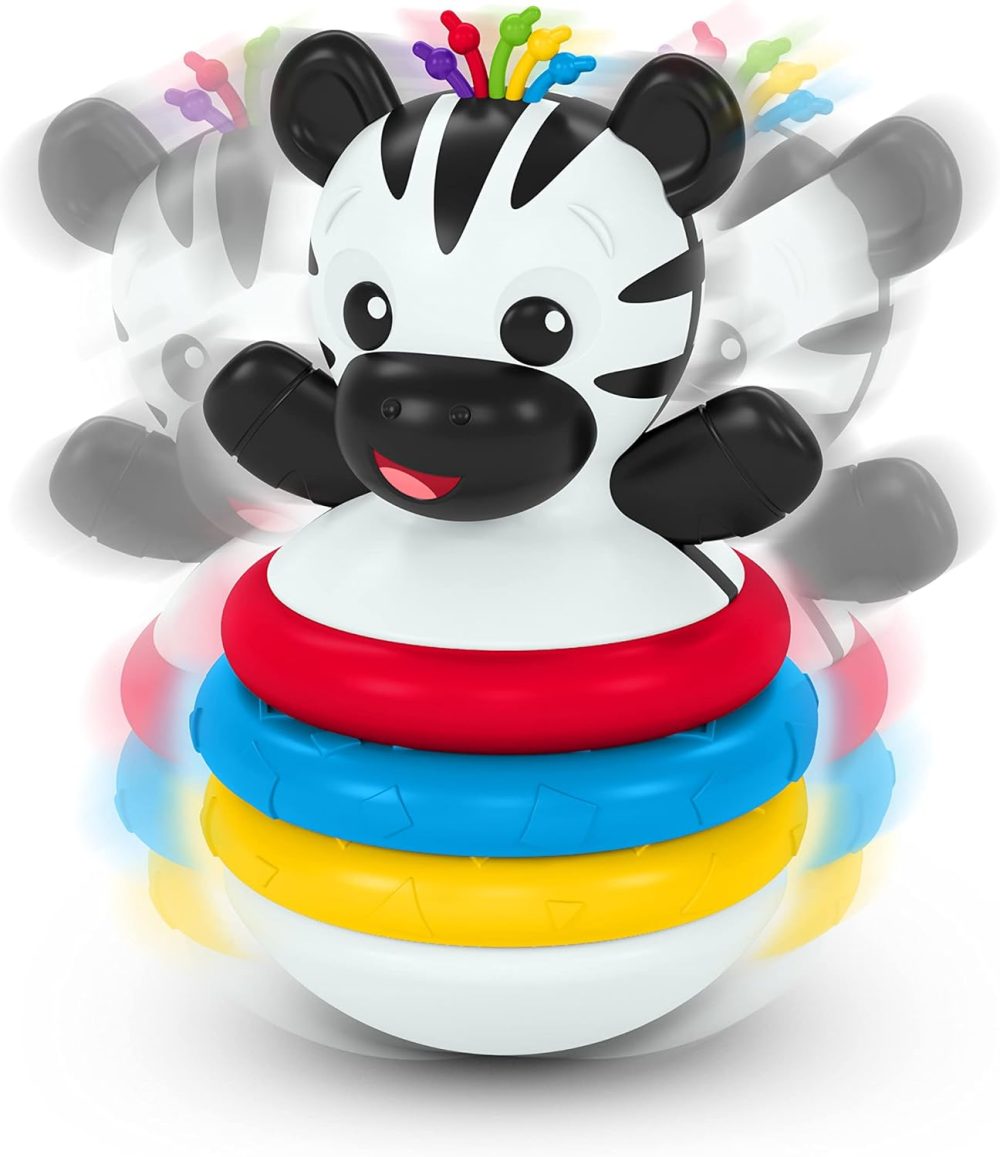 🍼🧠 Baby Einstein Stack & Wobble Zen – Đồ Chơi Gặm Nướu & Xếp Chồng Cho Bé