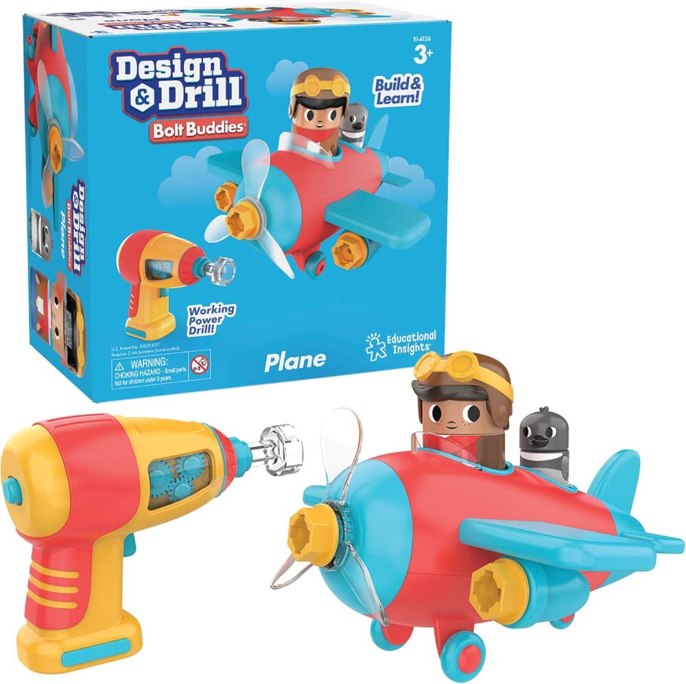 ✈️🔧 Design & Drill Bolt Buddies Plane – Máy Bay Khoan Vặn STEM Cho Bé