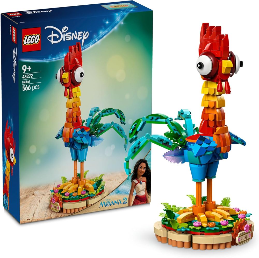 🐔🌺 LEGO® Disney Moana 2 – Heihei Buildable Figure (6+)