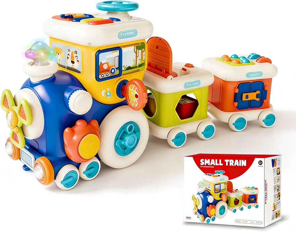 🚂🎵 8 in 1 Musical Montessori Busy Board Train