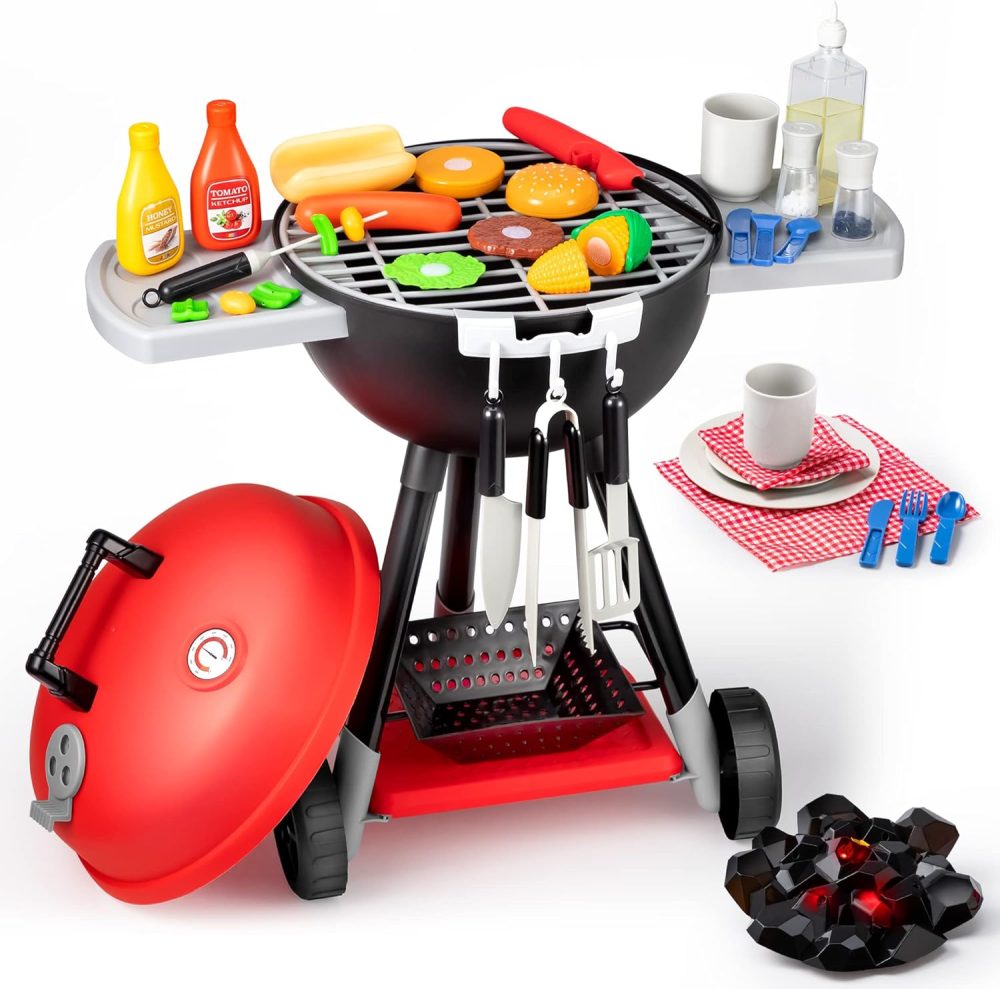 🍔🔥 JOYIN Kitchen Toy Set – Interactive BBQ Grill Playset