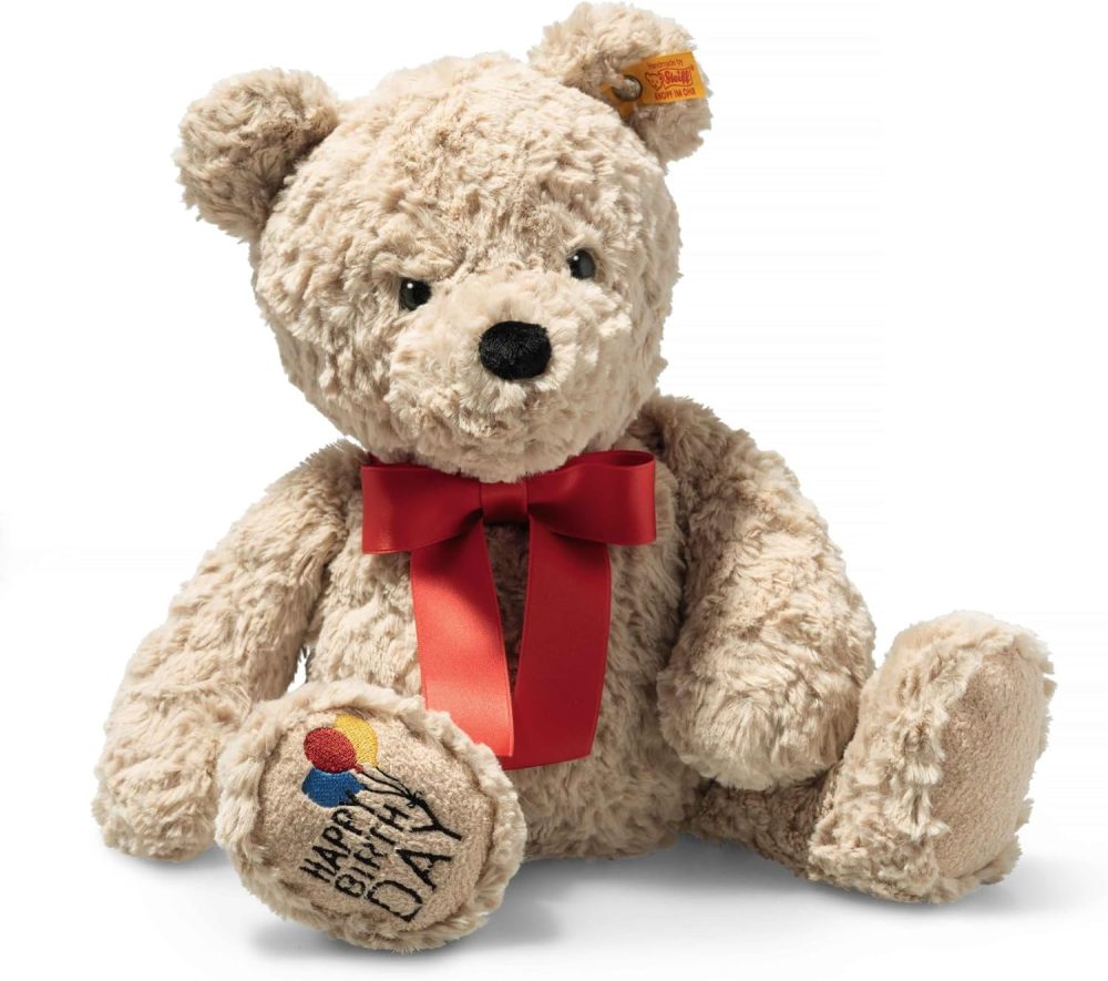 🧸🎂 Steiff Jimmy Happy Birthday Teddy Bear (35cm)