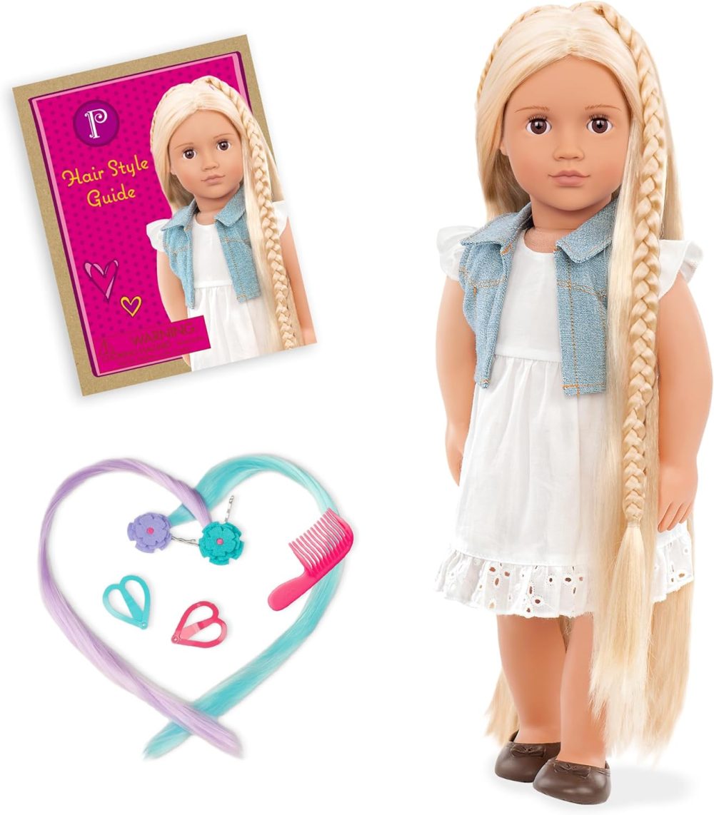 👧💖 Our Generation Phoebe 18-Inch Hair Play Doll – Búp bê 46cm kèm phụ kiện tạo kiểu tóc