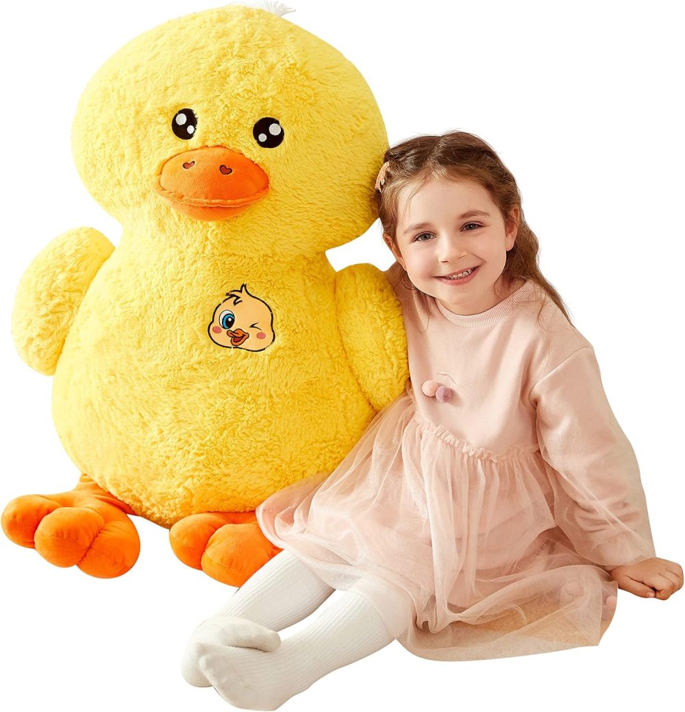 🦆💛 IKASA Large Duck Stuffed Animal (50cm)