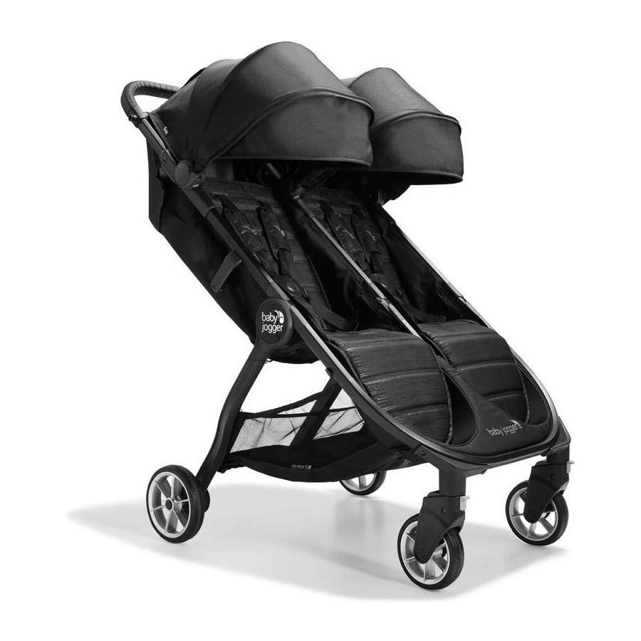 👶🛒 Baby Jogger City Tour™ 2 Double Stroller (Pitch Black)