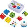 😃🧩 HLYLPA Wooden Face Changing Magic Cube Game