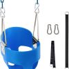 💙🛝 KINSPORY Toddler Swing – Full Bucket Baby Swing (Blue)