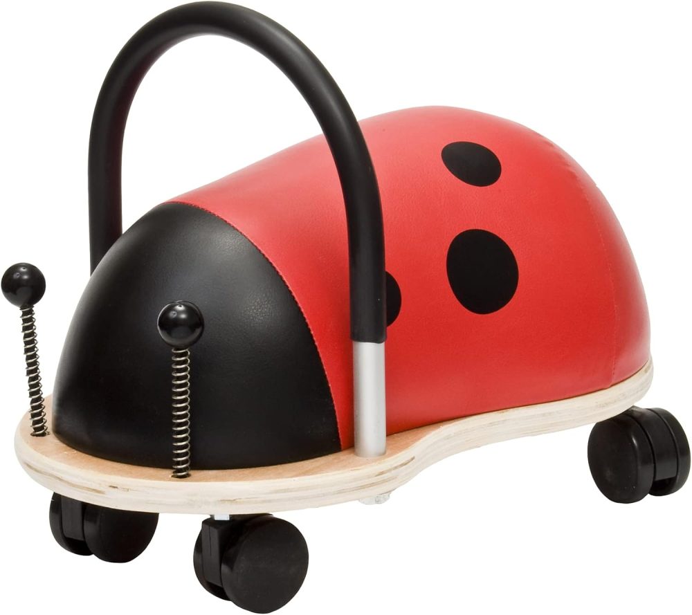 🐞🛴 Wheelybug Toddler Ride-On Animal (Large Ladybird)