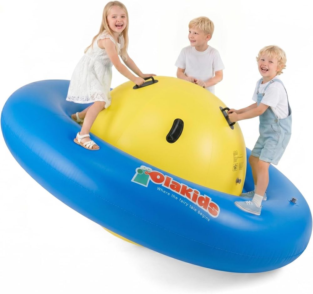 🎈🌈 OLAKIDS 8FT Inflatable Dome Rocker Bouncer