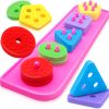 🌈🧱 Silicone Sorting & Stacking Toddler Toys