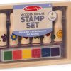 🎨🌈 Melissa & Doug Happy Handle Stamp Set