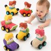 🍓🥕🚗 HOLYFUN Press to Go Car Toys – 6PCS Food-Themed Cars