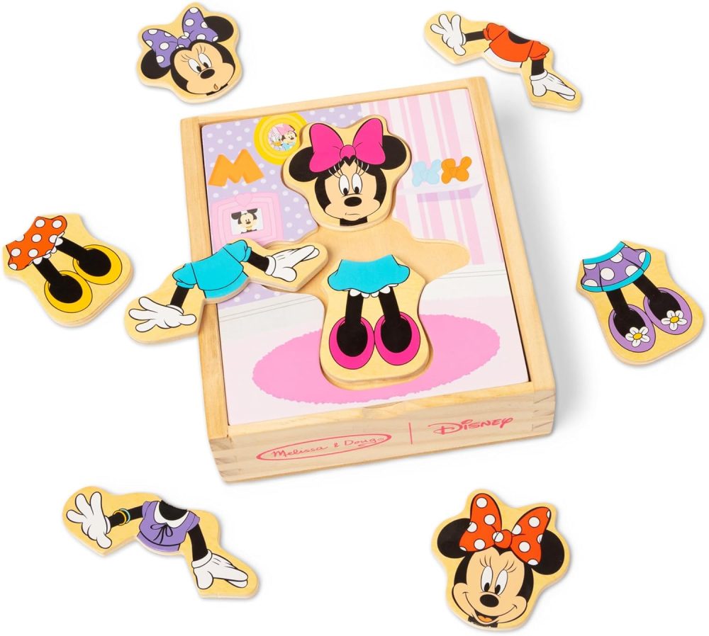 🎀👗 Melissa & Doug Disney Minnie Mouse Mix & Match Dress-Up