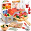 🍕👨‍🍳 Lalalark Play Kitchen Food Toy – 78 PCS Pizza Oven