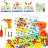 🔩🛠️ HAPTIME Design and Drill Toy – 193 PCS